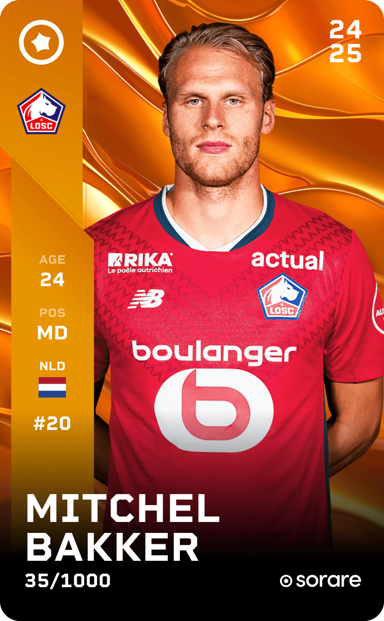 Mitchel Bakker 2024-25 • Limited 35/1000
