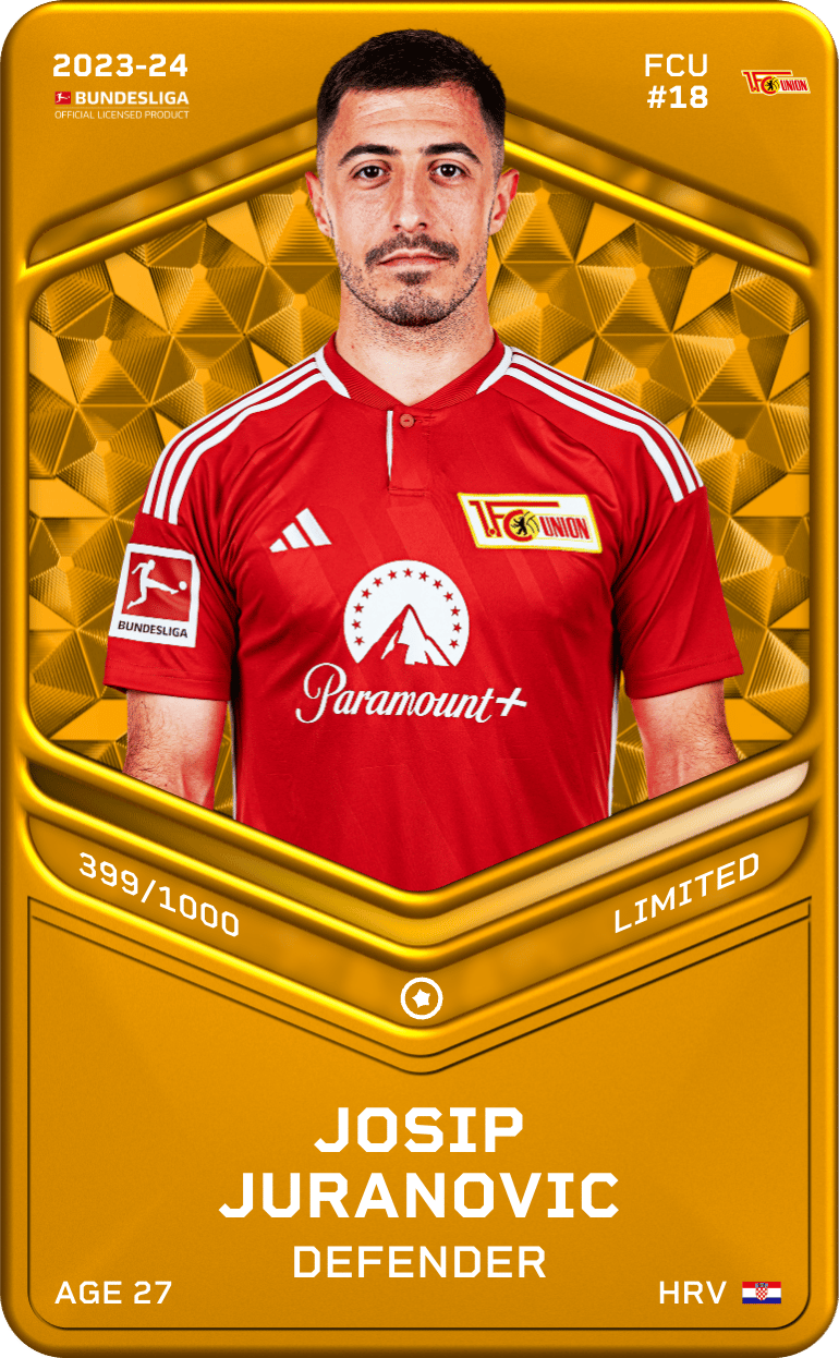 Josip Juranovic 2023-24 • Limited 399/1000