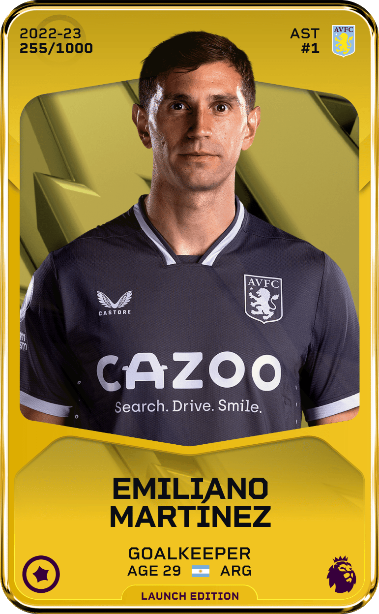 Emiliano Martínez 2022-23 • Limited 255/1000