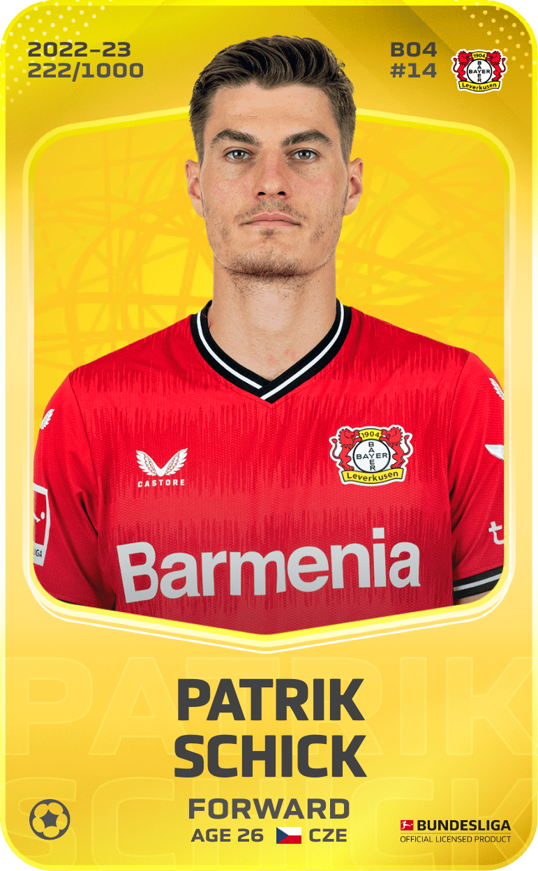 Patrik Schick 2022-23 • Limited 222/1000