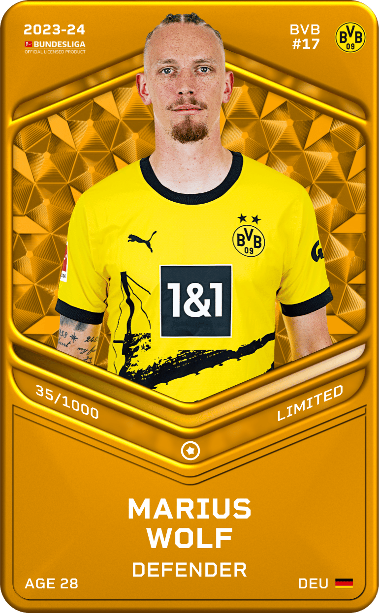 Marius Wolf 2023-24 • Limited 35/1000