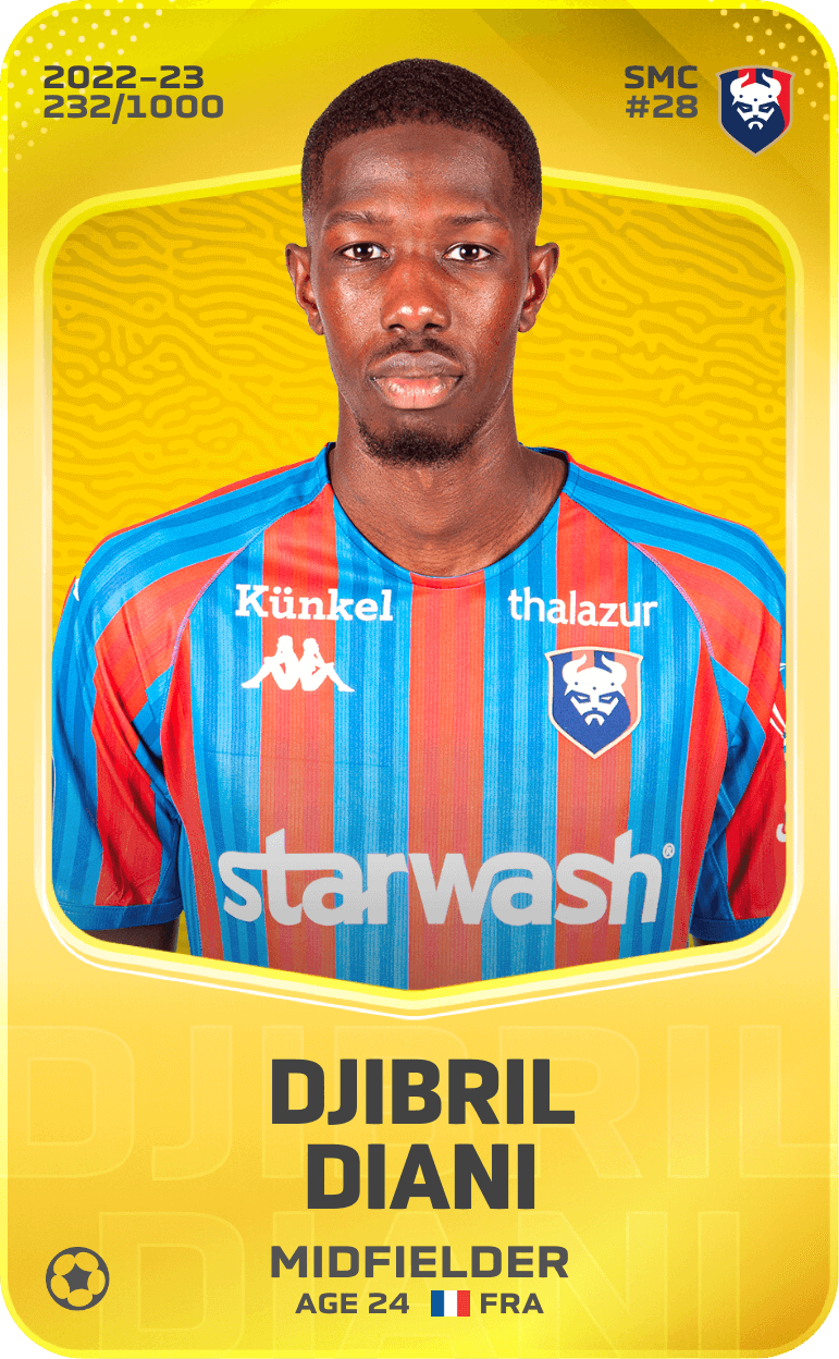 Djibril Diani 2022-23 • Limited 232/1000