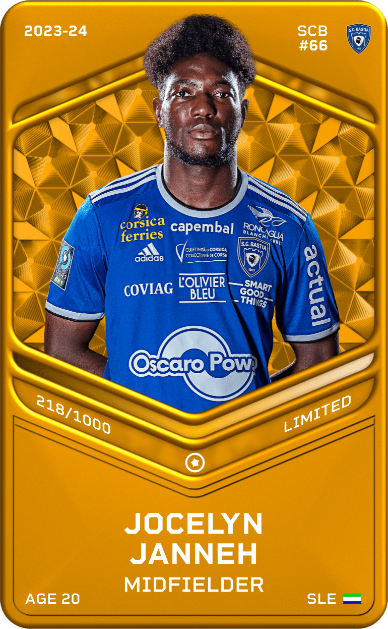 Jocelyn Janneh 2023-24 • Limited 218/1000