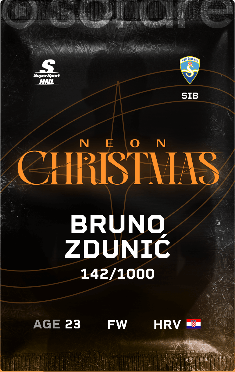 Bruno Zdunić 2024-25 • Limited 142/1000