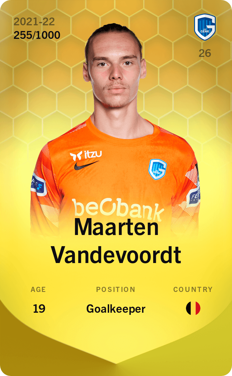 Maarten Vandevoordt 2021-22 • Limited 255/1000