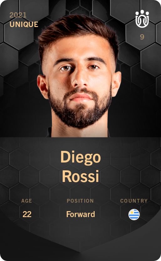 Sorare - Sorare Official - Diego Rossi 2021-22 • Unique - NFT # 106987189361407272085520798369940856866021751785165118948903852285571396204388