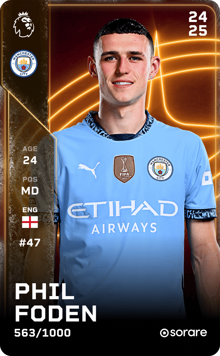 Phil Foden 2024-25 • Limited 563/1000