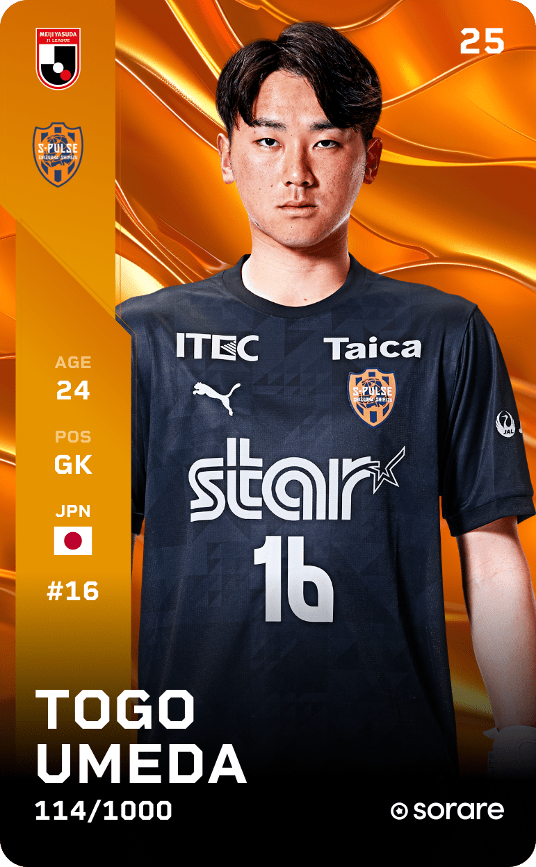 Togo Umeda 2025-26 • Limited 114/1000