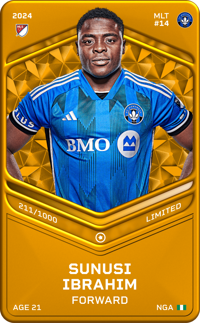 Sunusi Ibrahim 2024-25 • Limited 211/1000