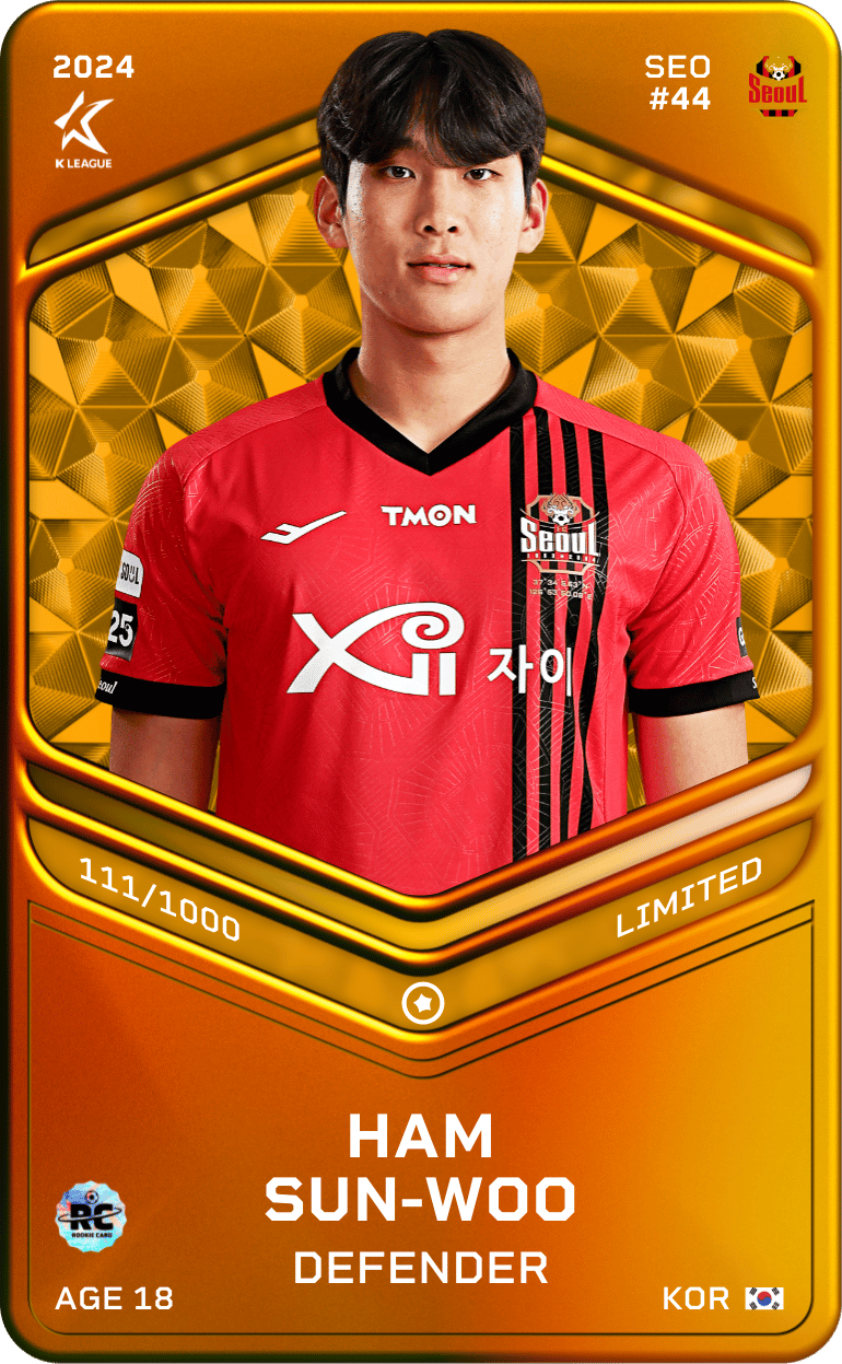 Ham Sun-Woo 2024-25 • Limited 111/1000