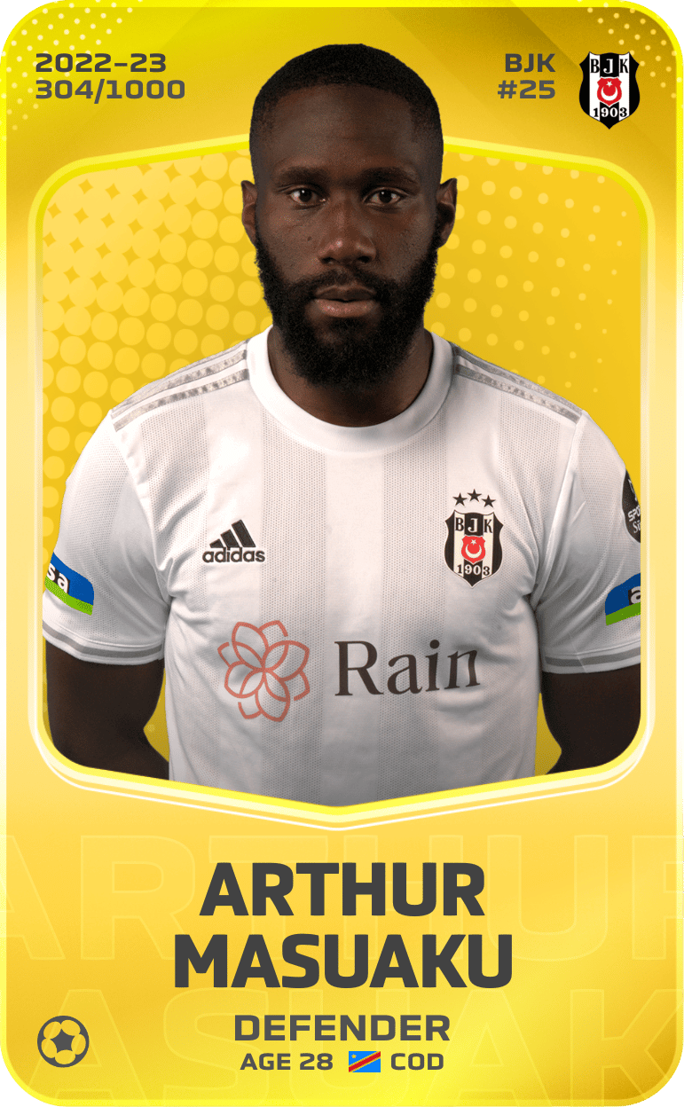 Arthur Masuaku 2022-23 • Limited 304/1000