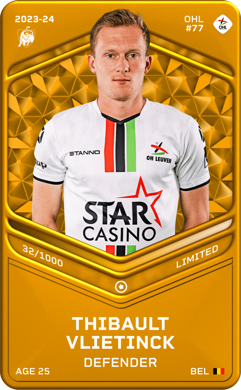 Thibault Vlietinck 2023-24 • Limited 32/1000