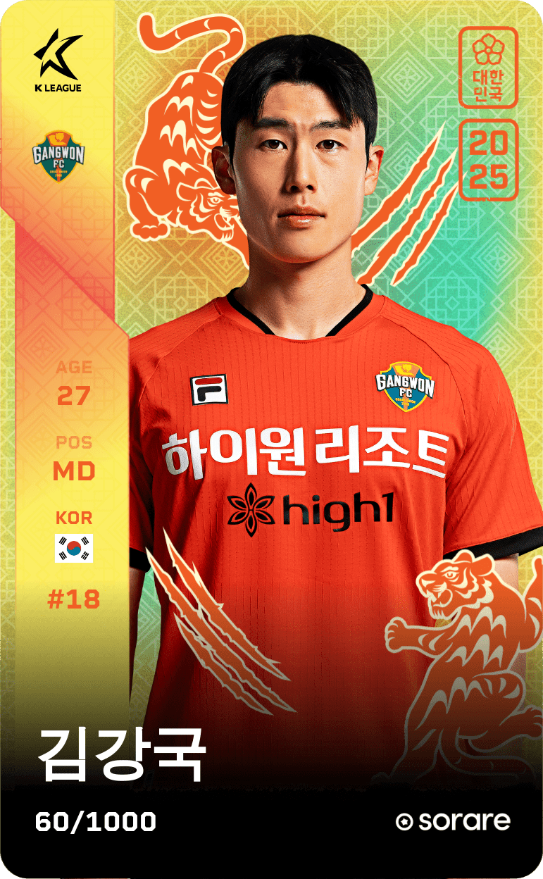 Kim Kang-Guk 2025-26 • Limited 60/1000