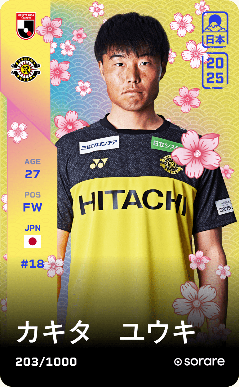 Yuki Kakita 2025-26 • Limited 203/1000