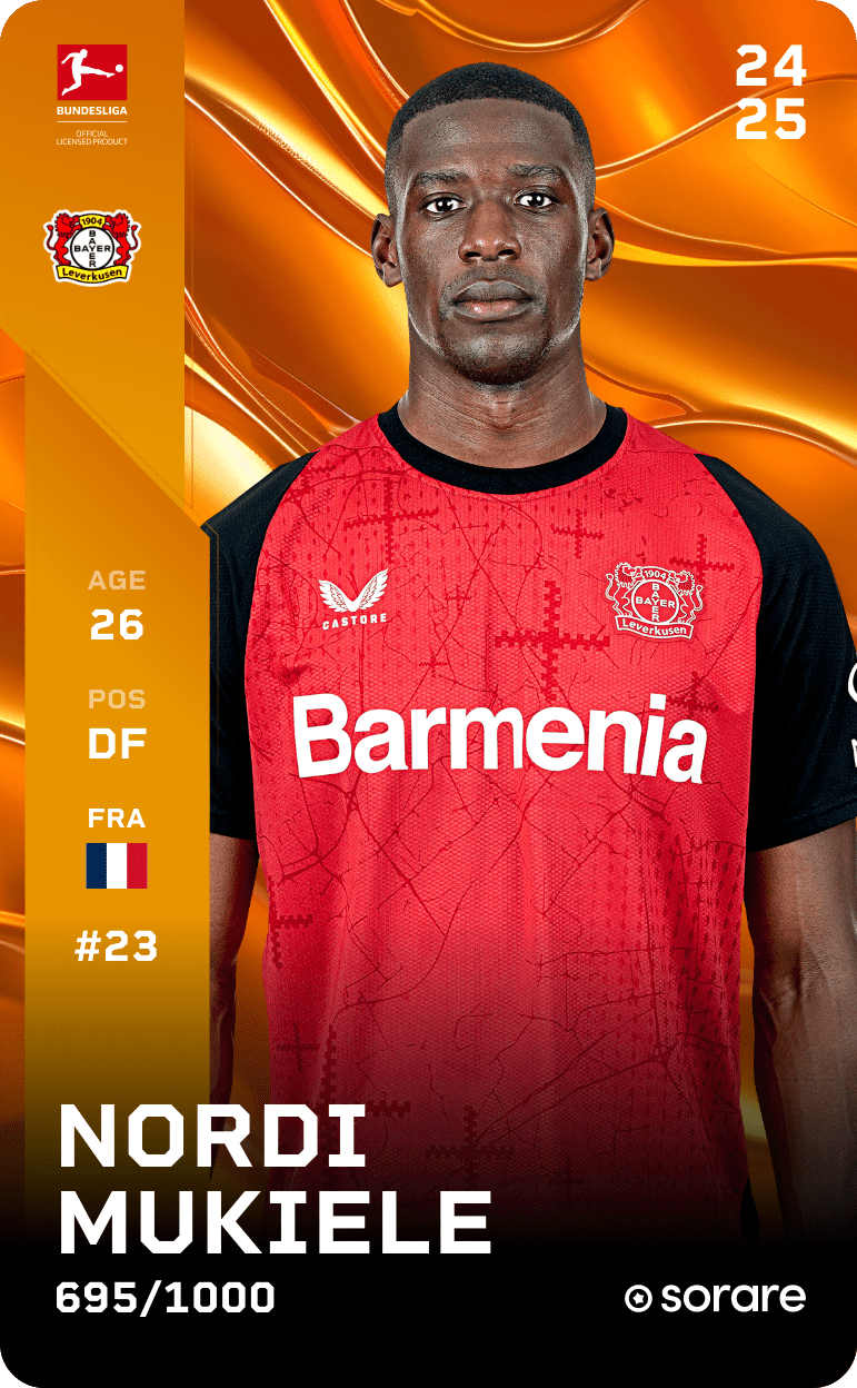 Nordi Mukiele 2024-25 • Limited 695/1000