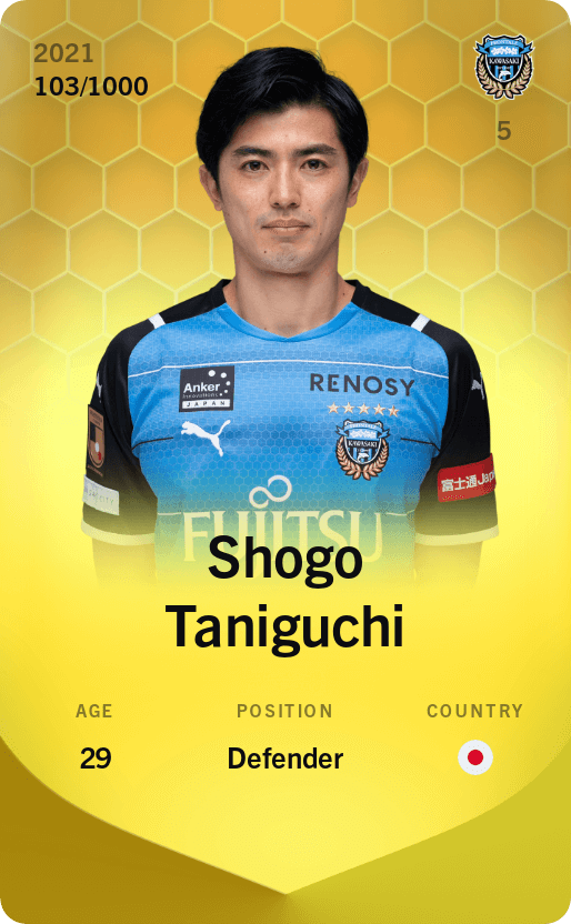Shogo Taniguchi 2021-22 • Limited 103/1000