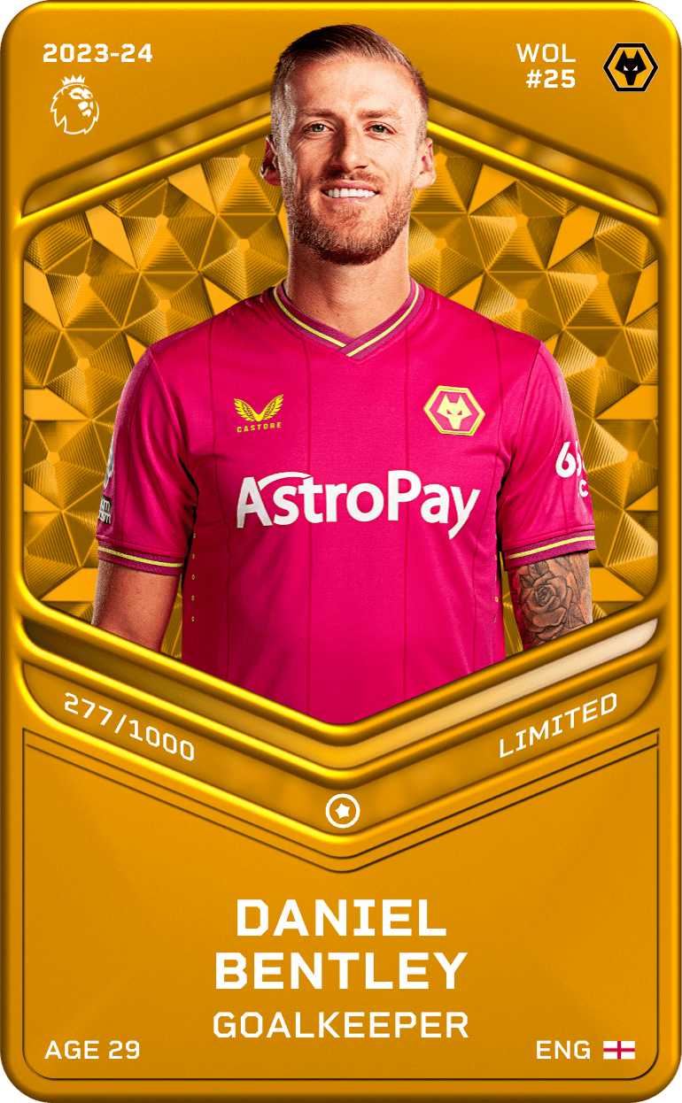Daniel Bentley 2023-24 • Limited 277/1000
