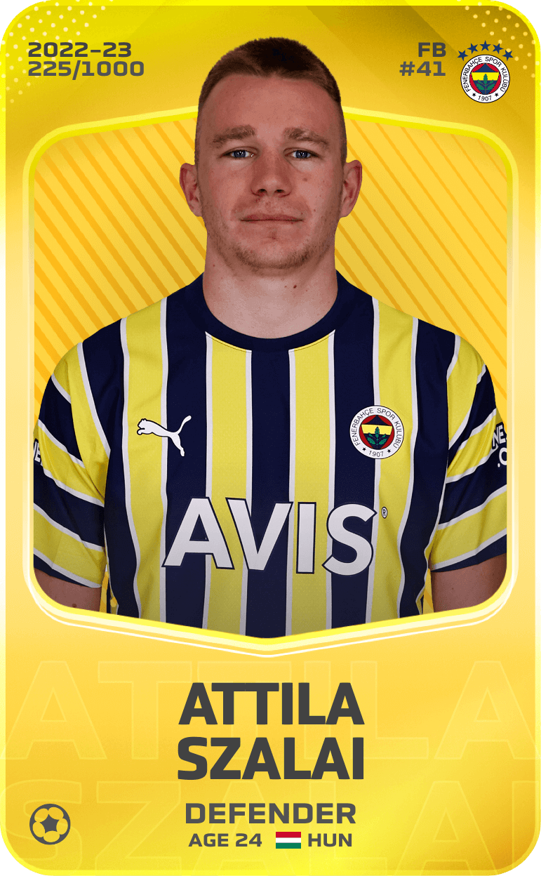 Attila Szalai 2022-23 • Limited 225/1000
