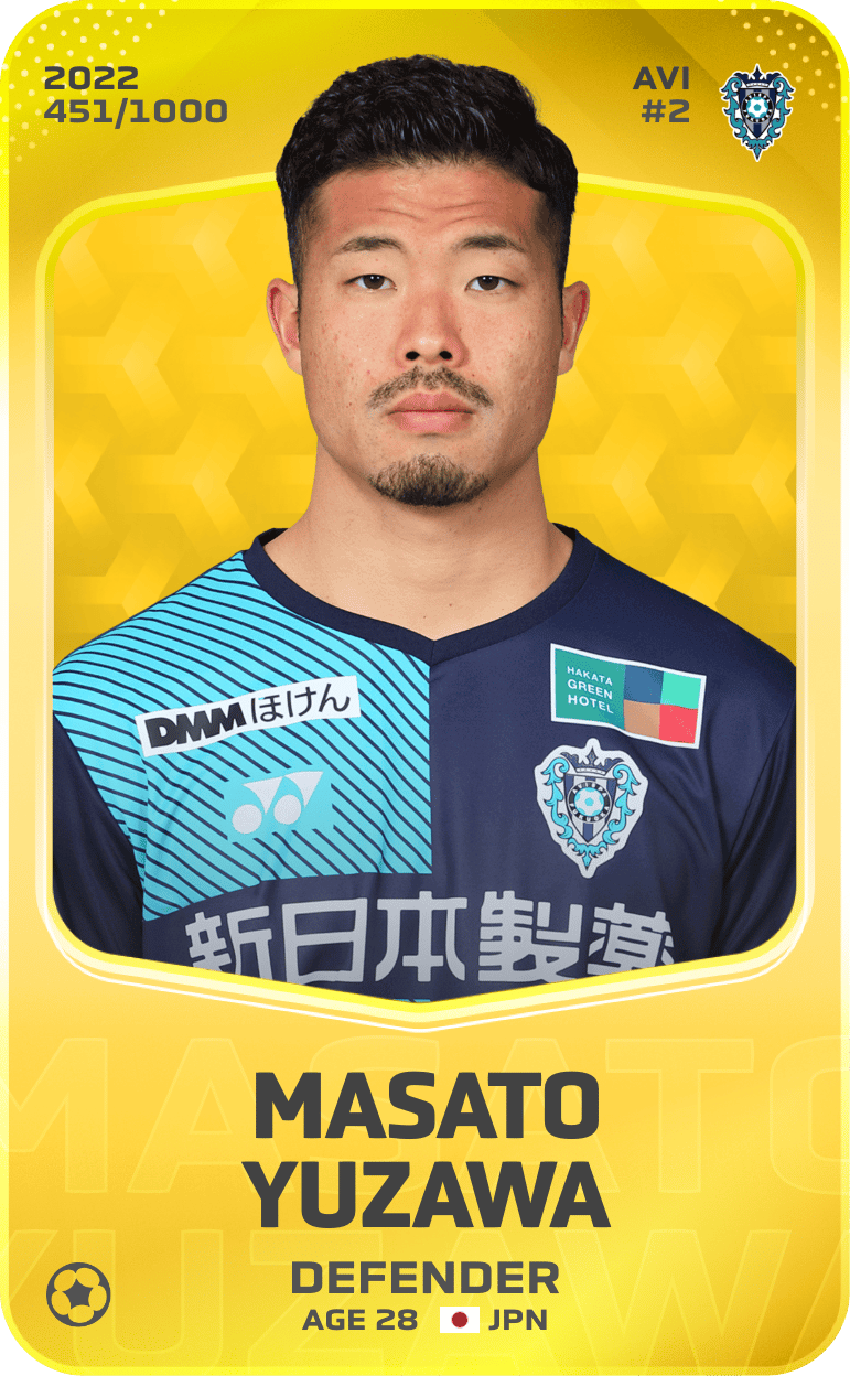 Masato Yuzawa 2022-23 • Limited 451/1000