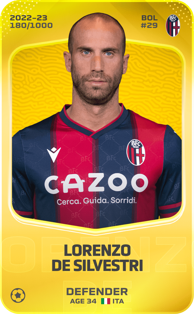 Lorenzo De Silvestri 2022-23 • Limited 180/1000