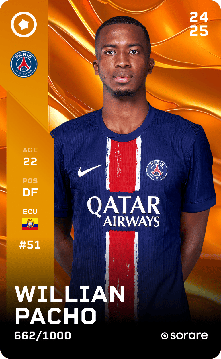 Willian Pacho 2024-25 • Limited 662/1000