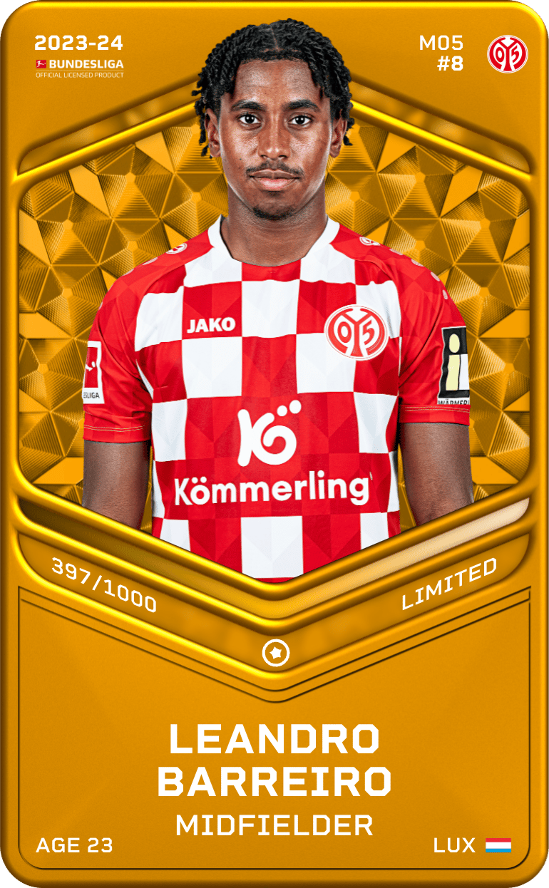 Leandro Barreiro 2023-24 • Limited 397/1000