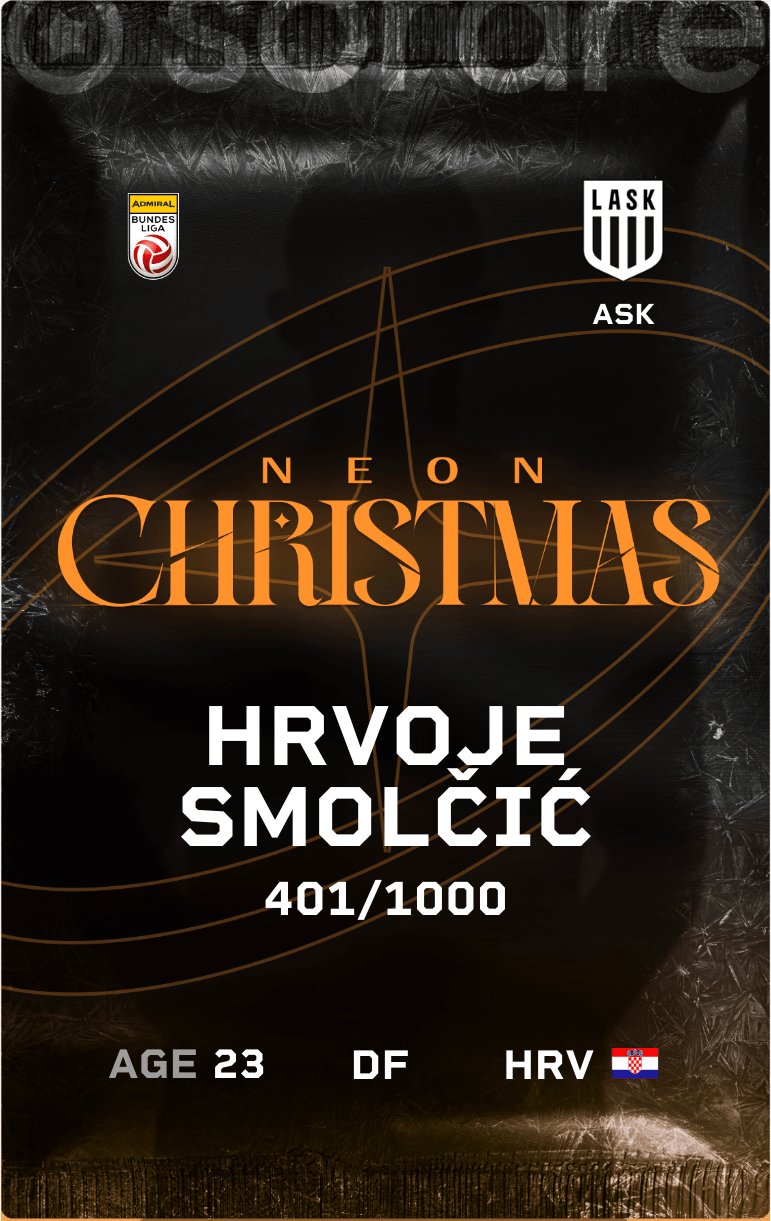 Hrvoje Smolčić 2024-25 • Limited 401/1000
