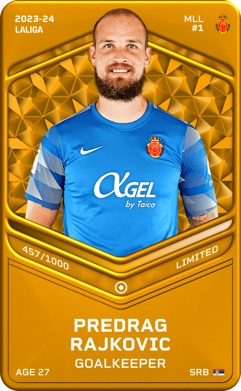Predrag Rajkovic 2023-24 • Limited 457/1000