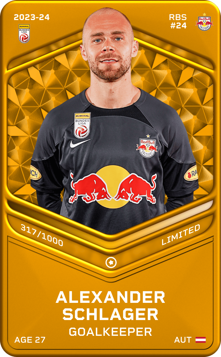 Alexander Schlager 2023-24 • Limited 317/1000