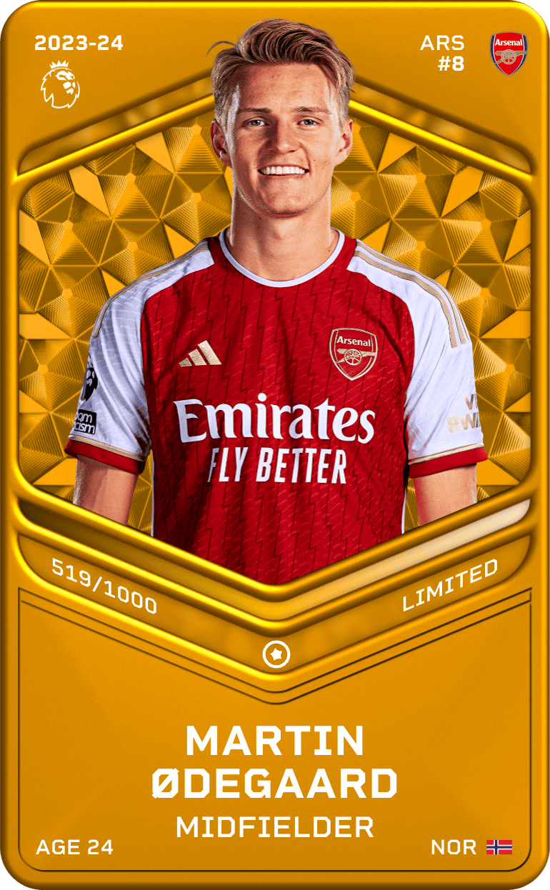 Martin Ødegaard 2023-24 • Limited 519/1000