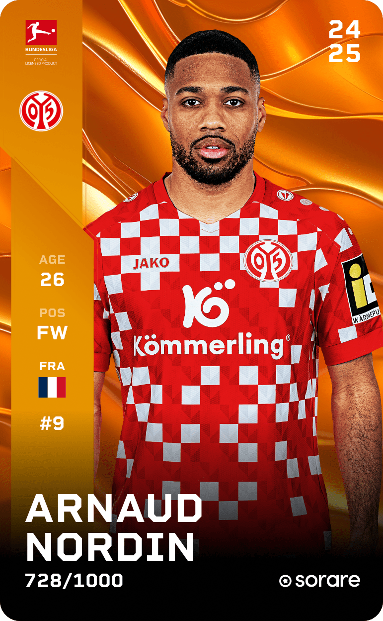 Arnaud Nordin 2024-25 • Limited 728/1000