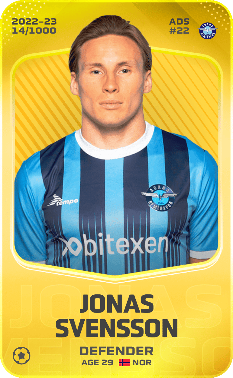 Jonas Svensson 2022-23 • Limited 14/1000