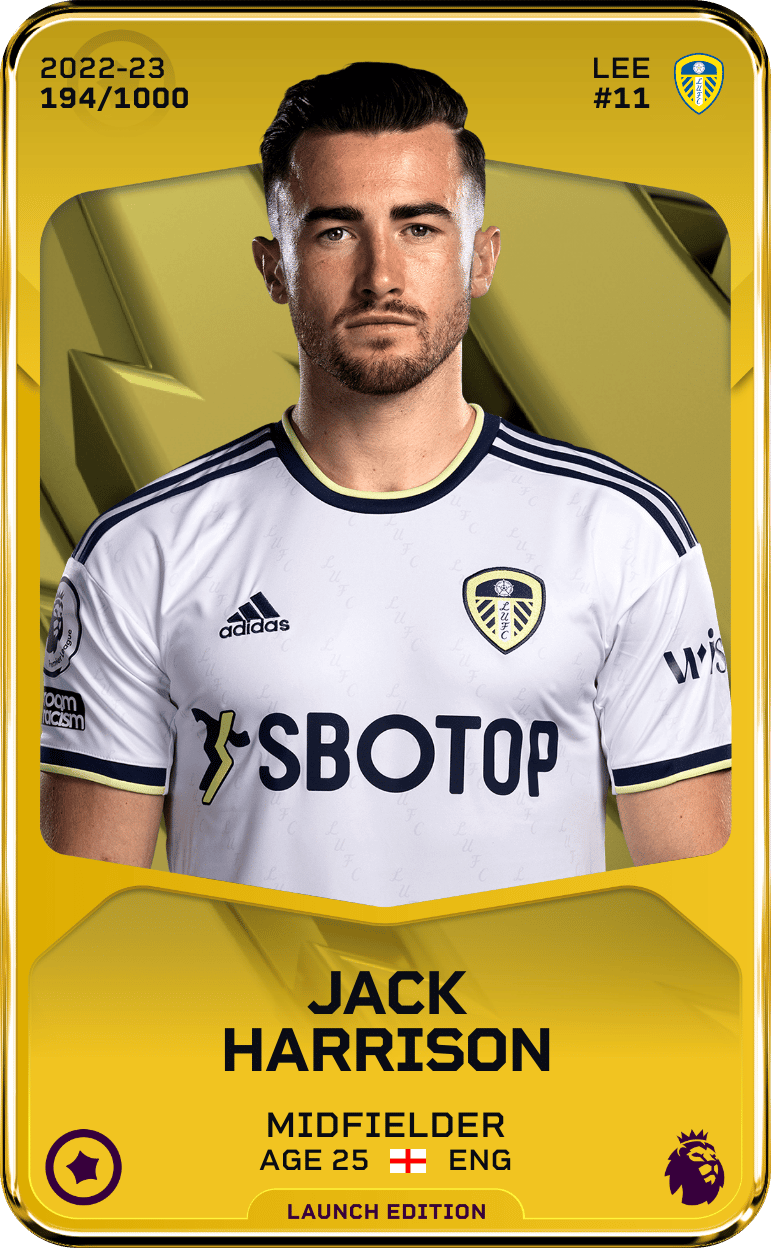 Jack Harrison 2022-23 • Limited 194/1000