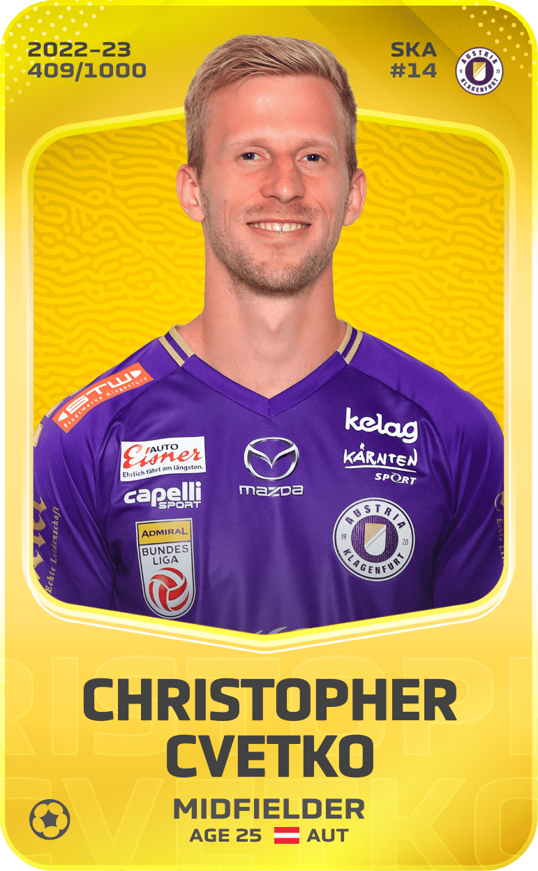 Christopher Cvetko 2022-23 • Limited 409/1000