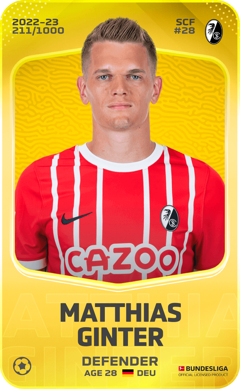 Matthias Ginter 2022-23 • Limited 211/1000
