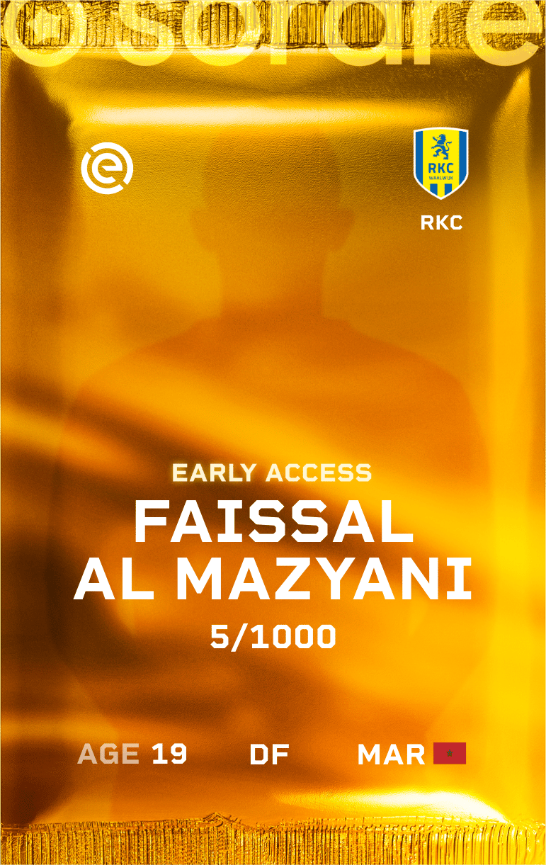 Faissal Al Mazyani 2024-25 • Limited 5/1000