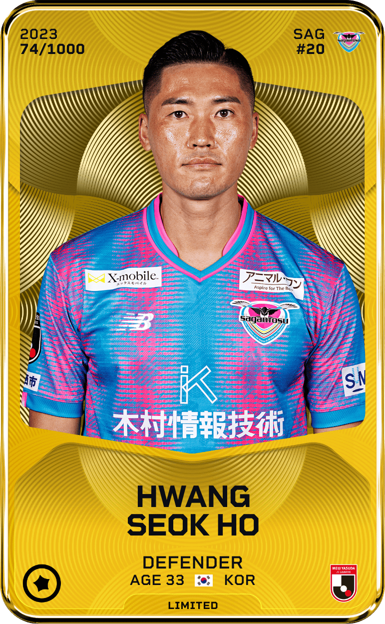 HWANG Seok Ho 2023-24 • Limited 74/1000
