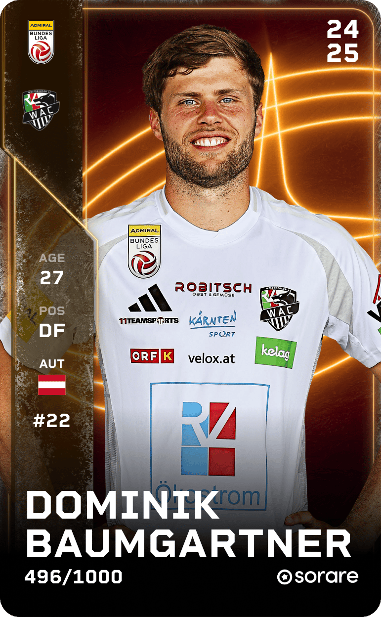 Dominik Baumgartner 2024-25 • Limited 496/1000
