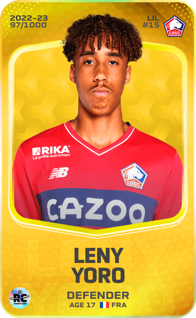 Leny Yoro 2022-23 • Limited 97/1000