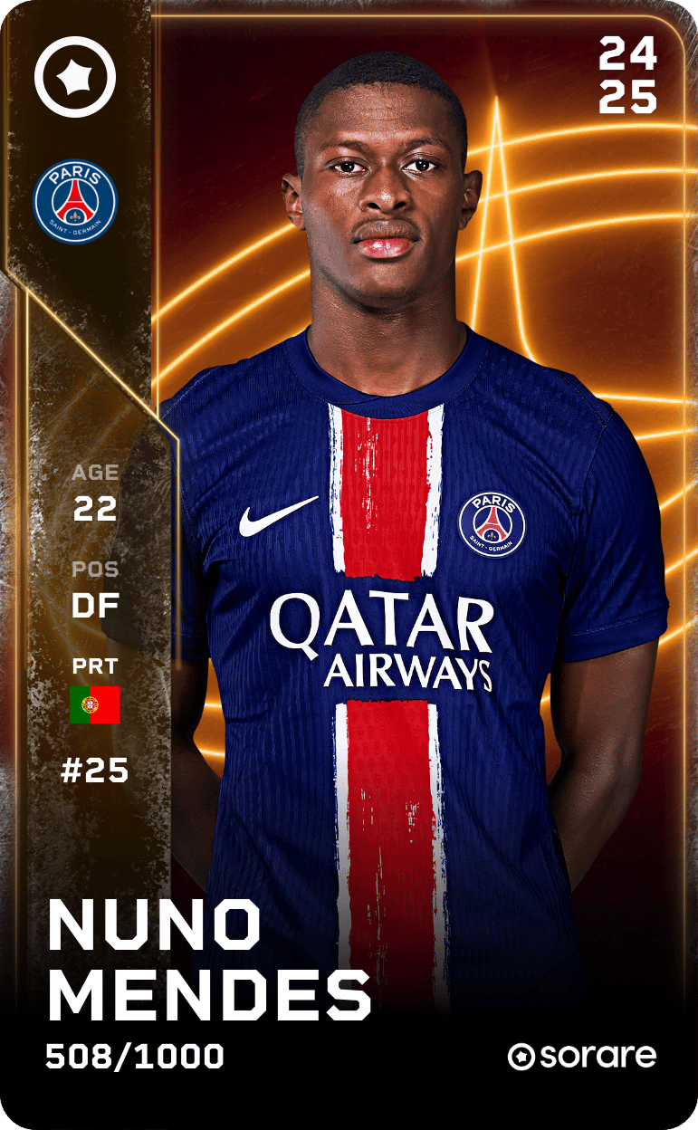 Nuno Mendes 2024-25 • Limited 508/1000