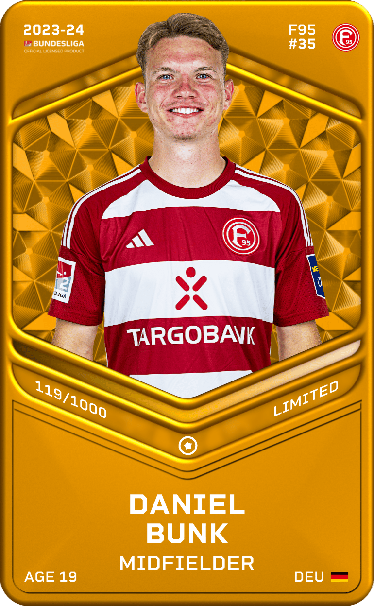 Daniel Bunk 2023-24 • Limited 119/1000