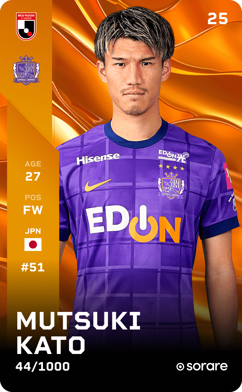 Mutsuki Kato 2025-26 • Limited 44/1000