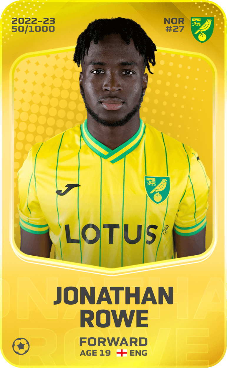 Jonathan Rowe 2022-23 • Limited 50/1000