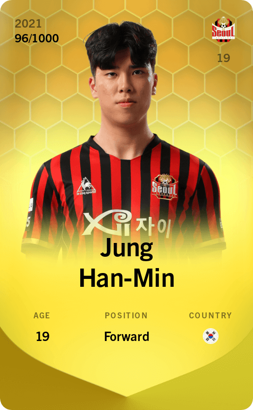Jung Han-Min 2021-22 • Limited 96/1000