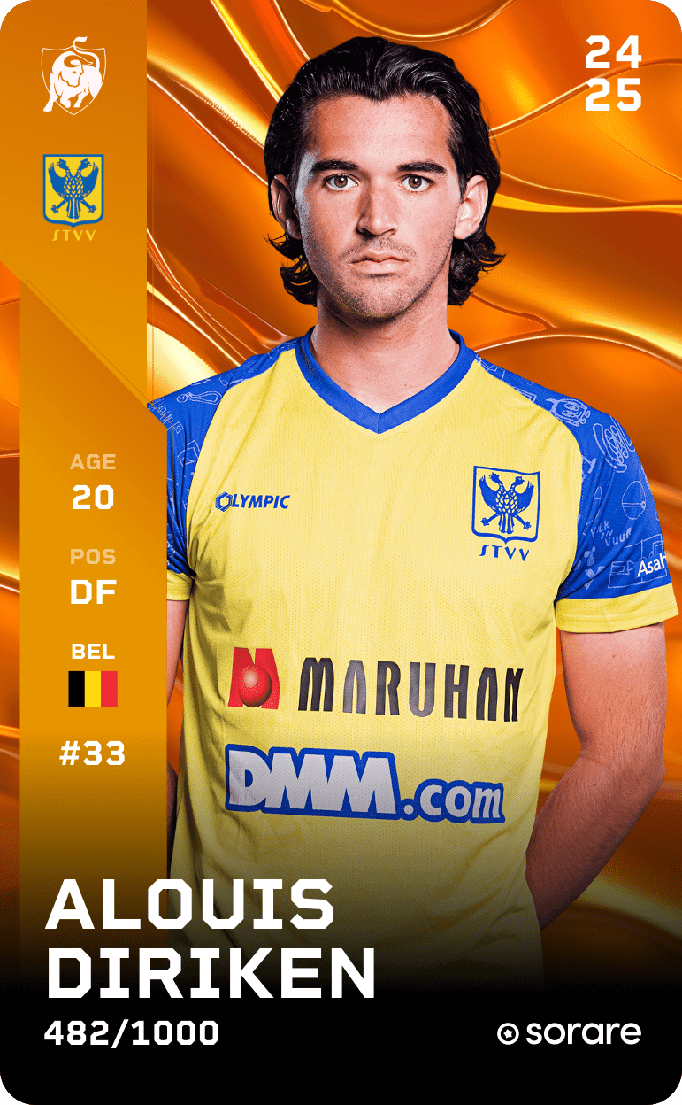Alouis Diriken 2024-25 • Limited 482/1000