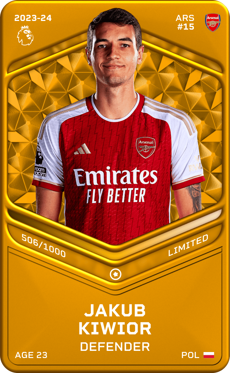 Jakub Kiwior 2023-24 • Limited 506/1000