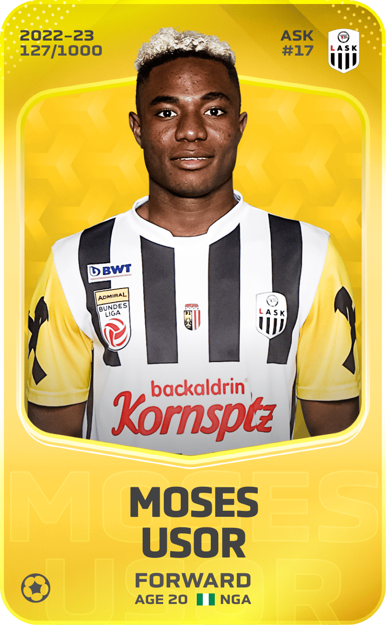 Moses Usor 2022-23 • Limited 127/1000