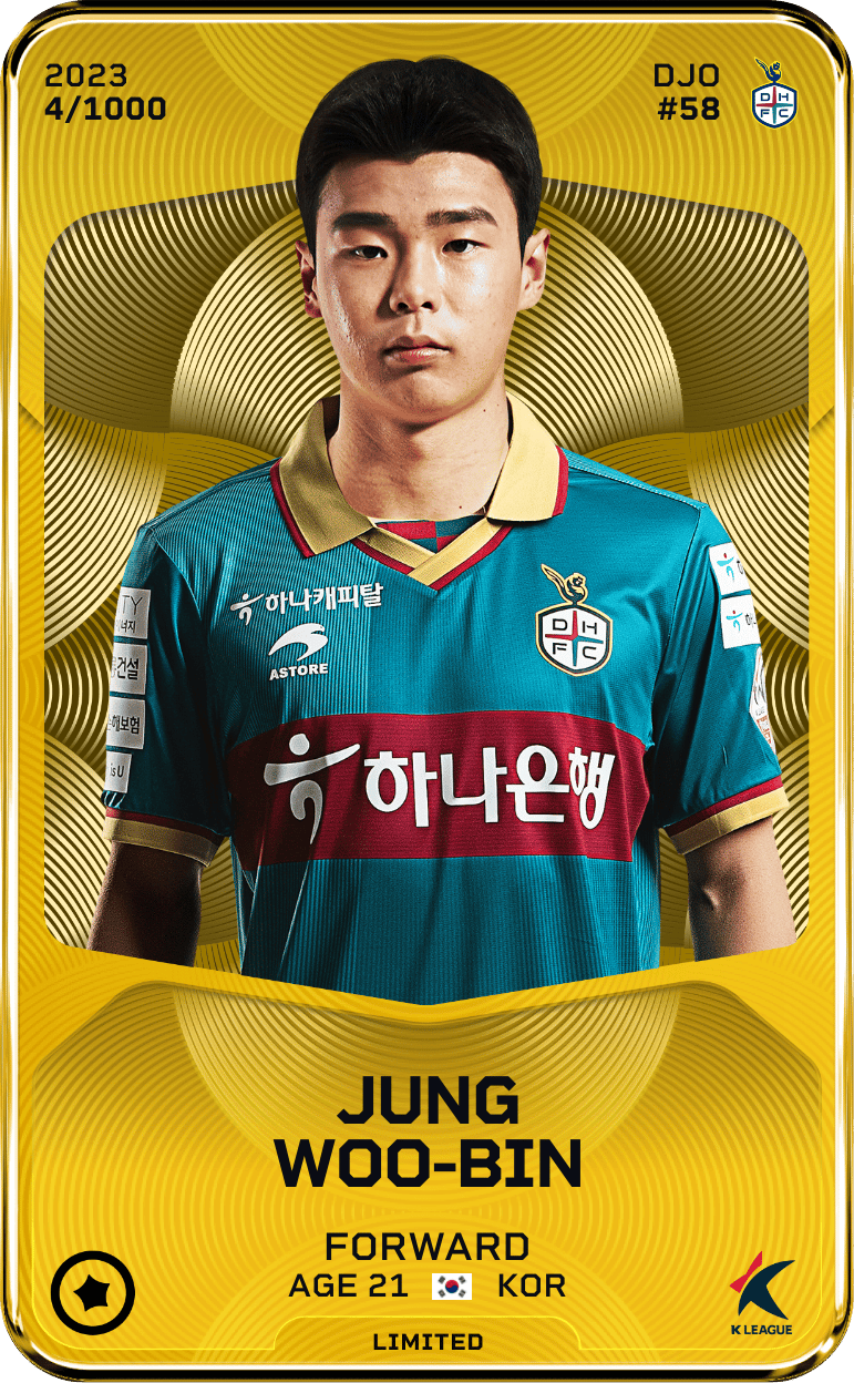 Jung Woo-Bin 2023-24 • Limited 4/1000
