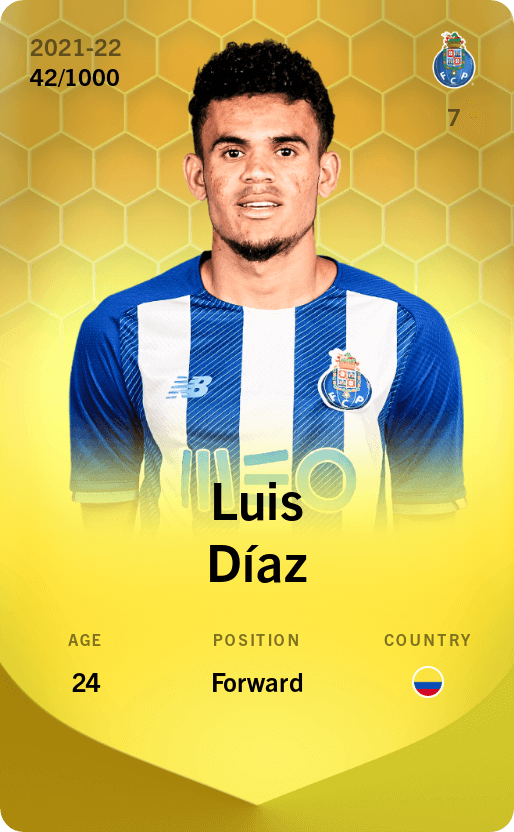 Luis Díaz 2021-22 • Limited 42/1000
