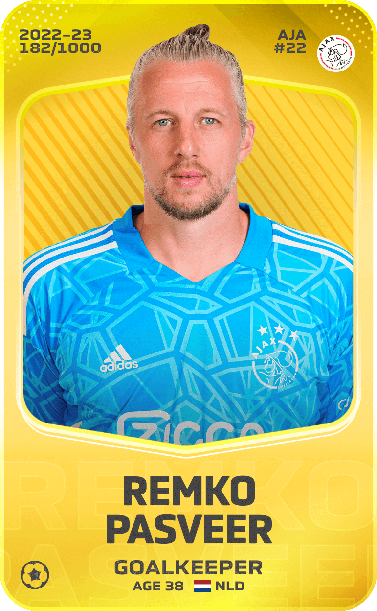 Remko Pasveer 2022-23 • Limited 182/1000